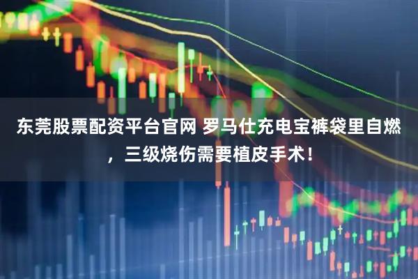 东莞股票配资平台官网 罗马仕充电宝裤袋里自燃,三级烧伤需要植皮手术!